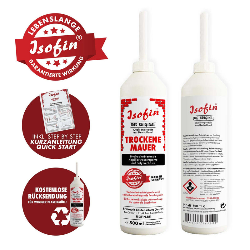 Isofin – lebenslange Garantie
